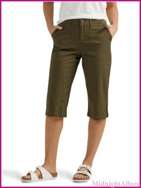 Lee Ultra Lux Comfort Flex-to-go Utility Skimmer Capri Pants